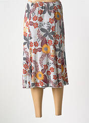 Jupe mi-longue orange TELMAIL pour femme seconde vue