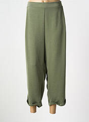 Pantalon 7/8 vert SPG WOMAN pour femme seconde vue