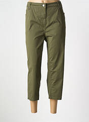Pantalon 7/8 vert ZHENZI pour femme seconde vue