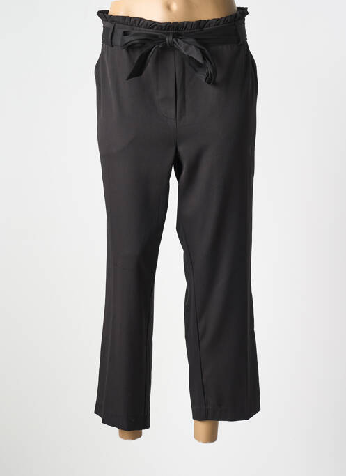 Pantalon 7/8 stretch taille normale noir ZHENZI femme