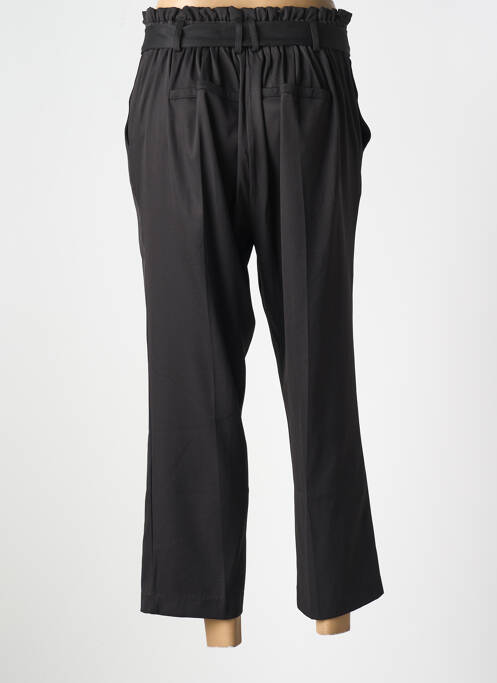 Pantalon 7/8 stretch taille normale noir ZHENZI femme