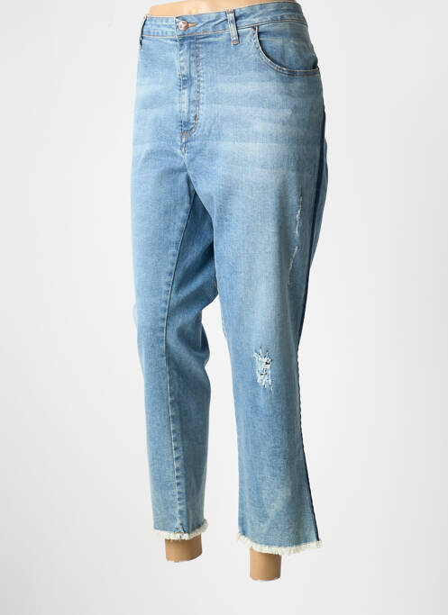 Jeans coupe large bleu SPG JENUAN pour femme