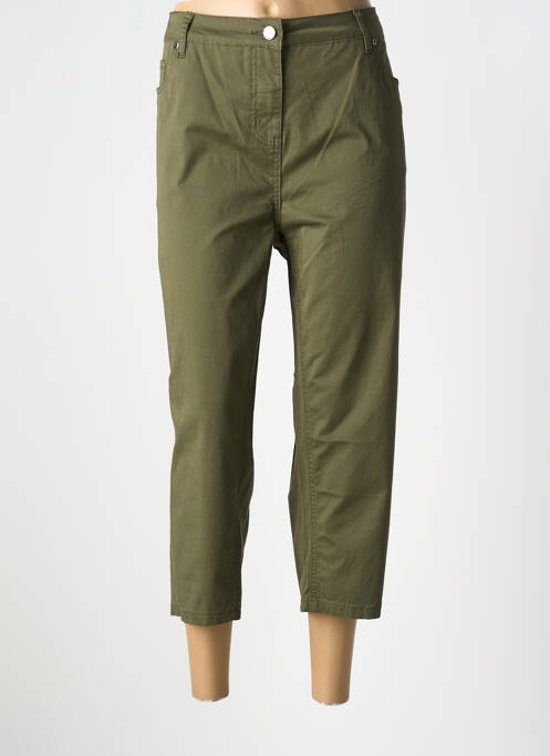 Pantalon 7/8 vert ZHENZI pour femme