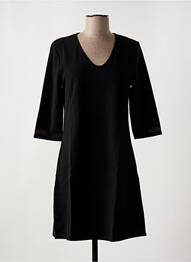Robe courte manches 3/4 manches 3/4 noir LE BOUDOIR D'EDOUARD femme
