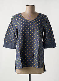 Blouse manches courtes manches courtes gris LE BOUDOIR D'EDOUARD femme