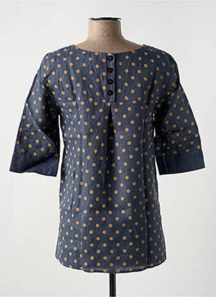 Blouse manches courtes manches courtes gris LE BOUDOIR D'EDOUARD femme