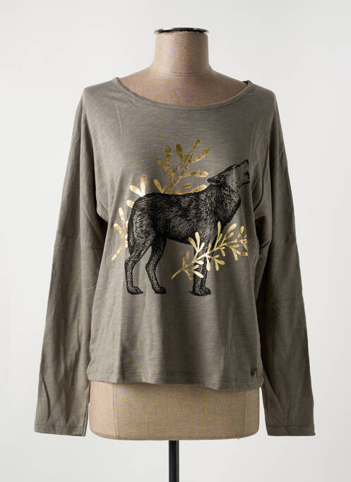 T-shirt vert LE BOUDOIR D'EDOUARD pour femme