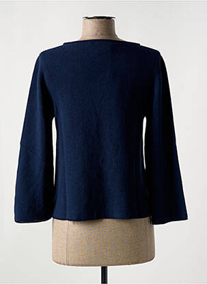 Gilet manches longues coupe cintrée bleu LE BOUDOIR D'EDOUARD femme