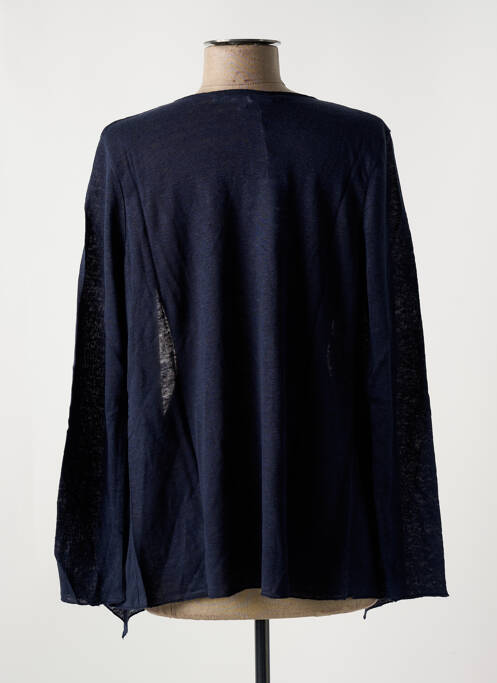 Gilet manches longues bleu LE BOUDOIR D'EDOUARD pour femme