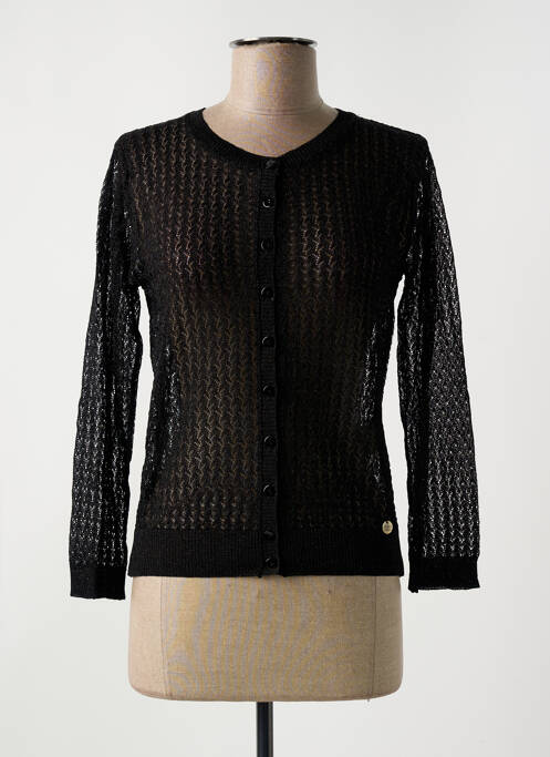 Gilet manches longues noir LE BOUDOIR D'EDOUARD pour femme