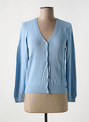 Gilet manches longues stretch bleu LE BOUDOIR D'EDOUARD femme