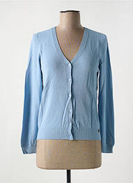 Gilet manches longues stretch bleu LE BOUDOIR D'EDOUARD femme