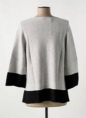 Gilet manches longues gris LE BOUDOIR D'EDOUARD pour femme seconde vue