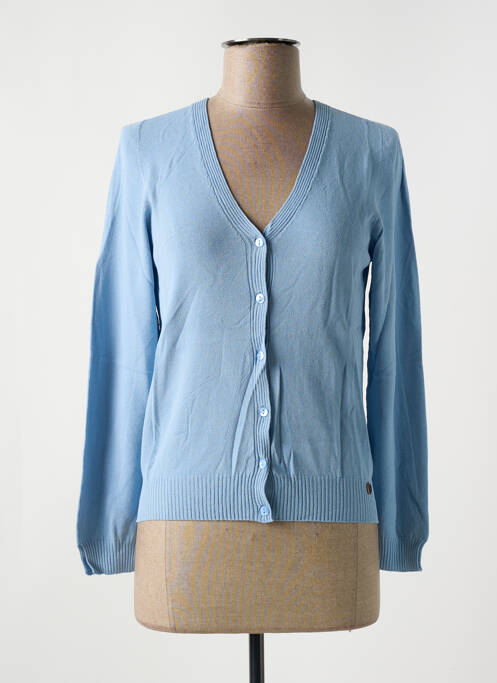 Gilet manches longues bleu LE BOUDOIR D'EDOUARD pour femme