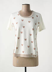 T-shirt beige LE BOUDOIR D'EDOUARD pour femme seconde vue