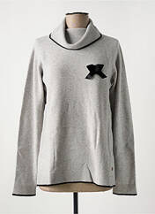 Pull col roulé gris LE BOUDOIR D'EDOUARD pour femme seconde vue
