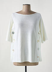 T-shirt blanc LE BOUDOIR D'EDOUARD pour femme seconde vue