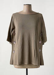 T-shirt marron LE BOUDOIR D'EDOUARD pour femme seconde vue