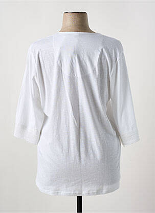 Blouse manches 3/4 manches 3/4 blanc CHRISTIAN CANE femme