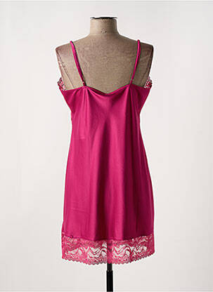 Nuisette/combinette effet matière satinée rose LINGADORE femme