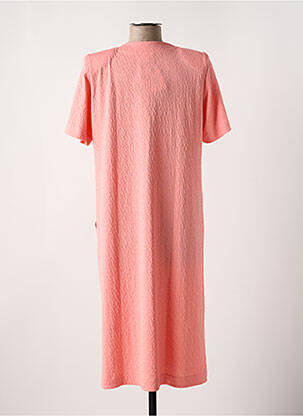 Chemise de nuit col v orange EGATEX femme