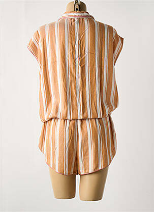 Pyjashort manches courtes orange LINGADORE femme