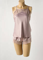 Pyjashort violet LINGADORE pour femme seconde vue