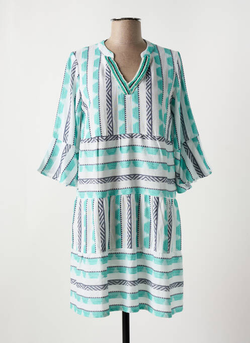 Robe courte bleu SENORETTA pour femme