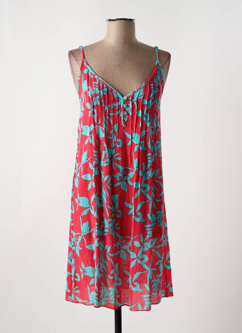 Robe mi-longue rouge BARANDI pour femme