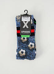 Chaussettes bleu XPOOOS pour homme seconde vue
