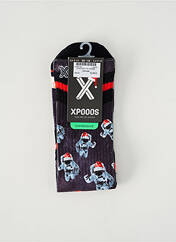 Chaussettes gris XPOOOS pour homme seconde vue