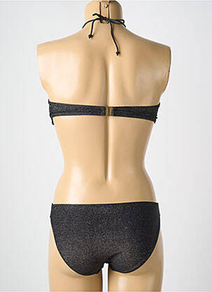 Maillot de bain 2 pièces stretch haut bandeau noir ROSA FAIA femme