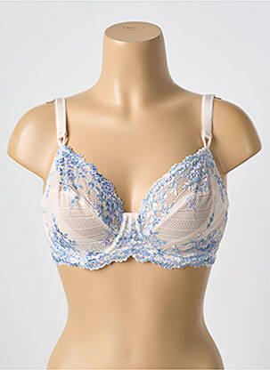 Soutien-gorge tissage dentelle haut soutien-gorge emboitant bleu WACOAL femme