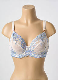 Soutien-gorge tissage dentelle haut soutien-gorge emboitant bleu WACOAL femme