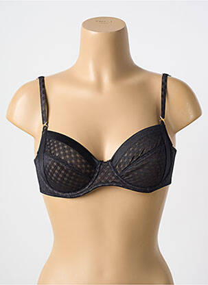 Soutien-gorge tissage tulle haut soutien-gorge emboitant noir MARIE JO femme