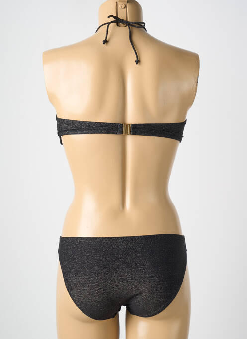 Maillot de bain 2 pièces stretch haut bandeau noir ROSA FAIA femme