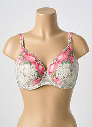 Soutien-gorge tissage dentelle haut soutien-gorge moulé rose PRIMADONNA femme