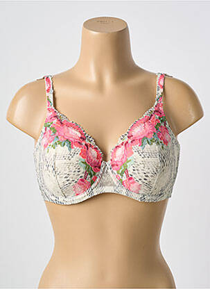 Soutien-gorge tissage dentelle haut soutien-gorge moulé rose PRIMADONNA femme