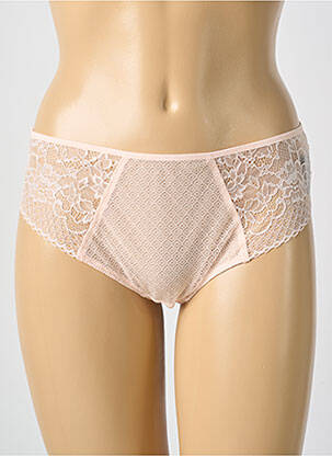 Tanga tissage dentelle rose FANTASIE femme