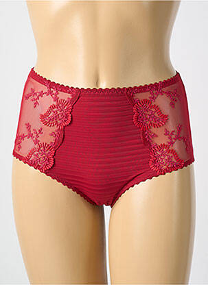 Culotte haute rouge LOUISA BRACQ pour femme