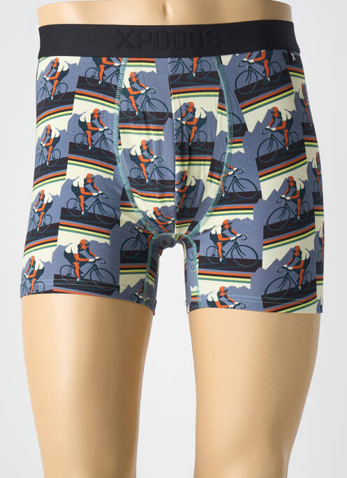 Boxer bleu XPOOOS pour homme