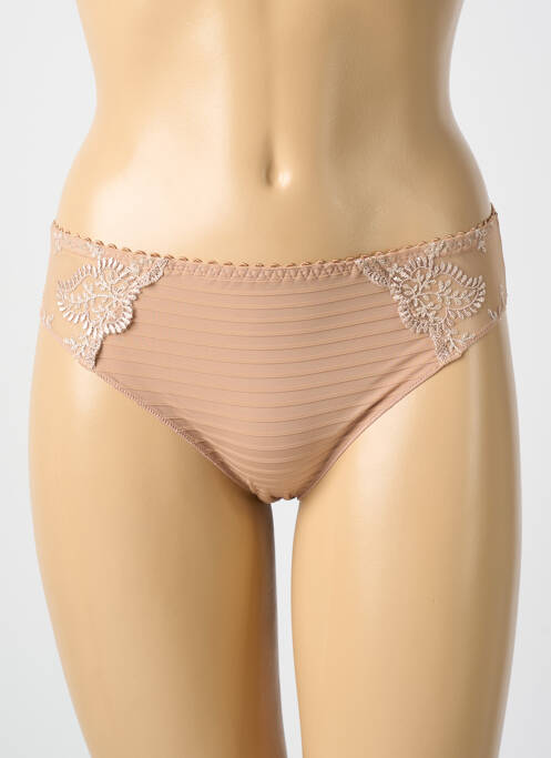 Culotte marron LOUISA BRACQ pour femme