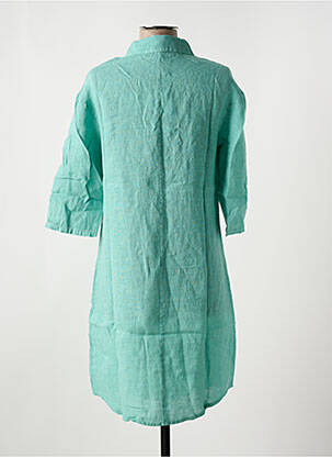 Robe mi-longue manches 3/4 manches 3/4 vert LE BOUDOIR D'EDOUARD femme