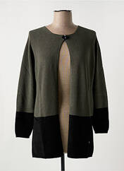 Gilet manches longues vert LE BOUDOIR D'EDOUARD pour femme seconde vue