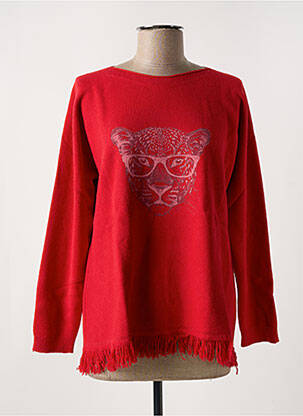 Pull rouge LE BOUDOIR D'EDOUARD pour femme