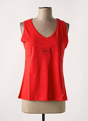 Débardeur rouge LE BOUDOIR D'EDOUARD pour femme