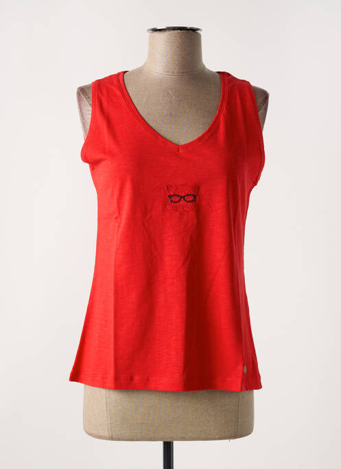 Débardeur rouge LE BOUDOIR D'EDOUARD pour femme