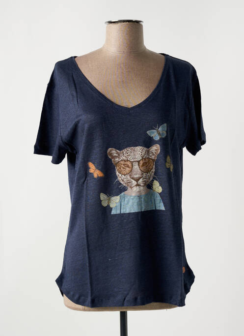 T-shirt bleu LE BOUDOIR D'EDOUARD pour femme