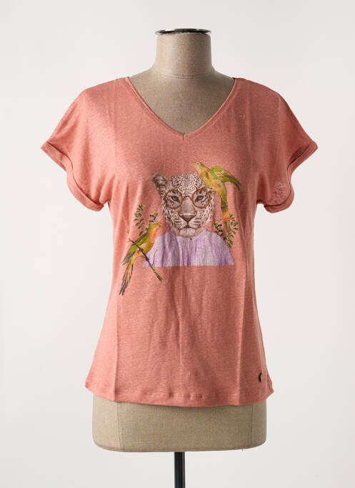 T-shirt orange LE BOUDOIR D'EDOUARD pour femme