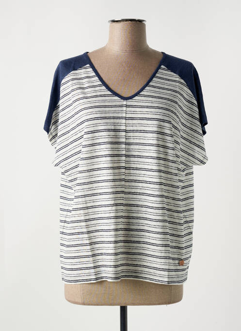 T-shirt bleu LE BOUDOIR D'EDOUARD pour femme